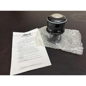 Deni Meat Tenderizer MTQ-149 Black 49 Razor Sharp Stainless Steel Blades Manual